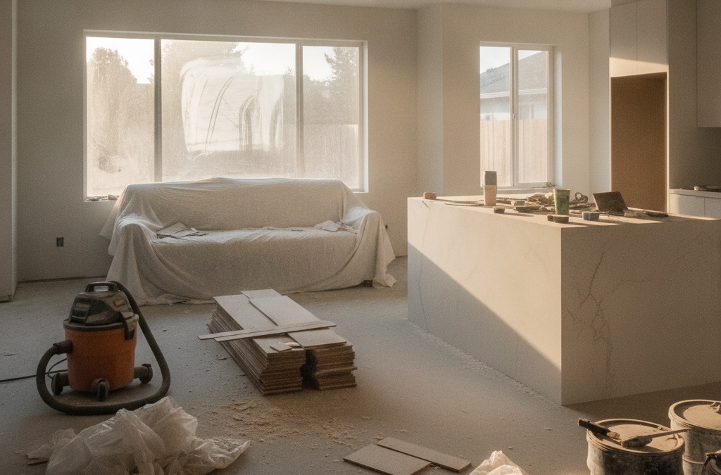 How Do Danville and Alamo Homeowners Handle Cleaning After a Home Renovation?
