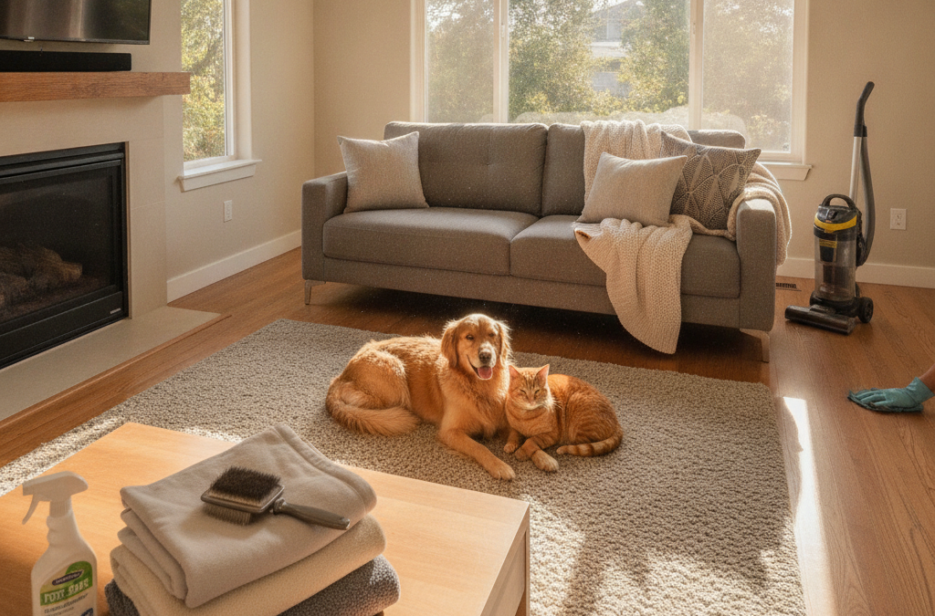 What Should Concord and Pleasant Hill Homeowners Know About Cleaning Services for Homes With Pets?