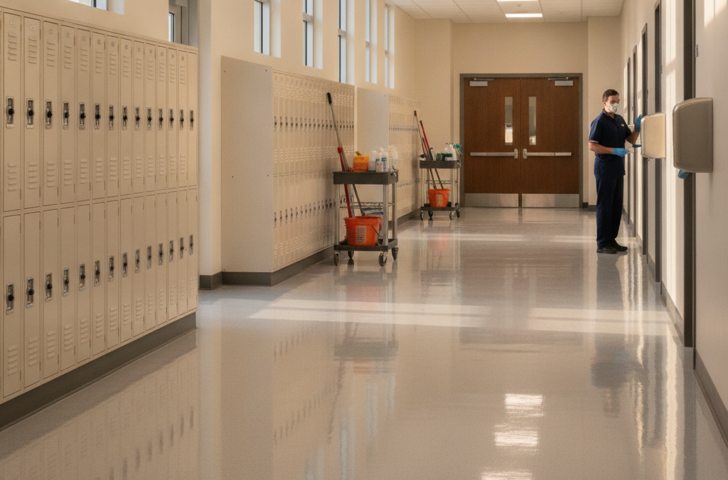 What Should Clayton and Concord School Administrators Know About Janitorial Services for K–12 Facilities?